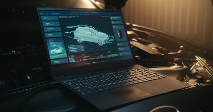 Digital Aerodynamic Simulation and System Analysis on Diagnostic Laptop in Auto Service. Role of Digital Technician in Optimizing Vehicle Efficiency and Troubleshooting Complex Electronic Systems.