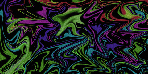 Fototapeta premium Vibrant swirling abstract patterns in psychedelic colors creating a mesmerizing visual effect