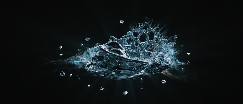 Liquid Metal Nebula Burst
