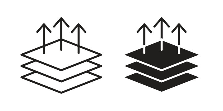 Breathable leather icon with black color and editable vector