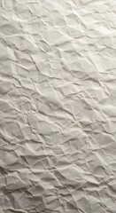 Fototapeta premium A close-up view of a crumpled piece of white paper texture