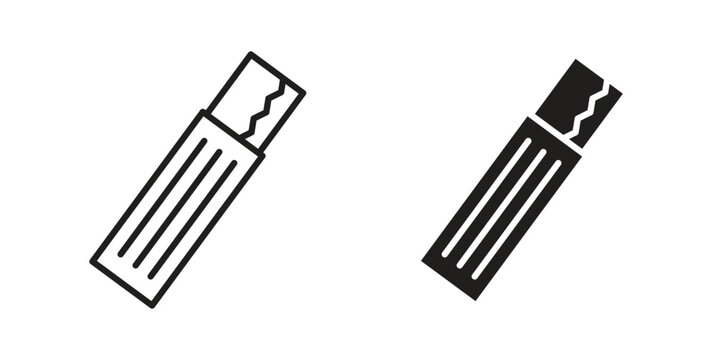 Chew gum icon with black color and editable vector