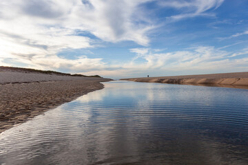 Scenic Tidal Channel at Head of the Meadow Beach, Cape Cod © Cavan