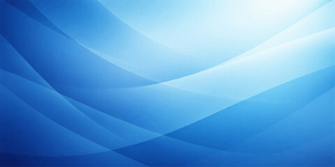 A flowing blue abstract background features smooth wave lines and a gradient light pattern, creating a motion-filled vector illustration with a curved technology texture for art wallpaper © AeroVista