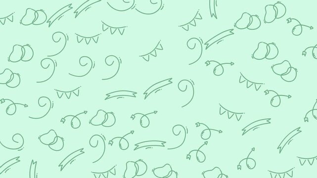 Light green background with doodles like music notes, speech bubbles. Suitable for social media posts, blog graphics, and educational materials.