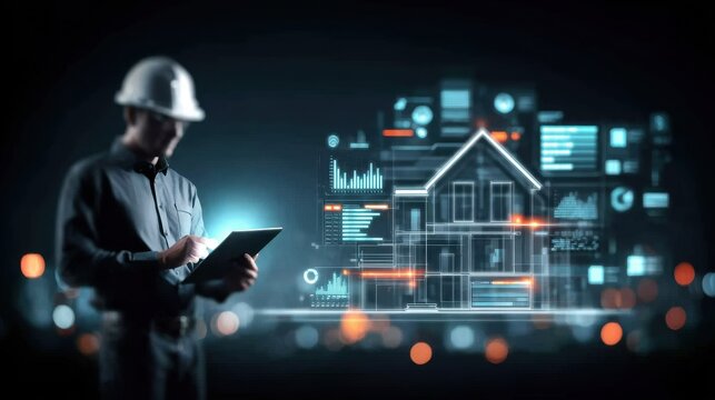 An expert engineer reviews the project design and cost estimation during construction to manage the total budget.