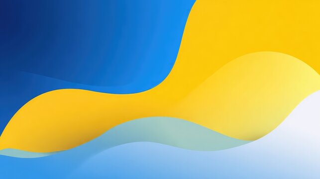 Abstract organic orange blue complementary colors paper cut overlapping paper waves grain grunge texture background banner wallpaper panorama illustration