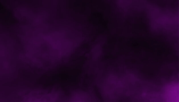 Abstract Purple Smoke Background. Deep Purple Nebula Texture.