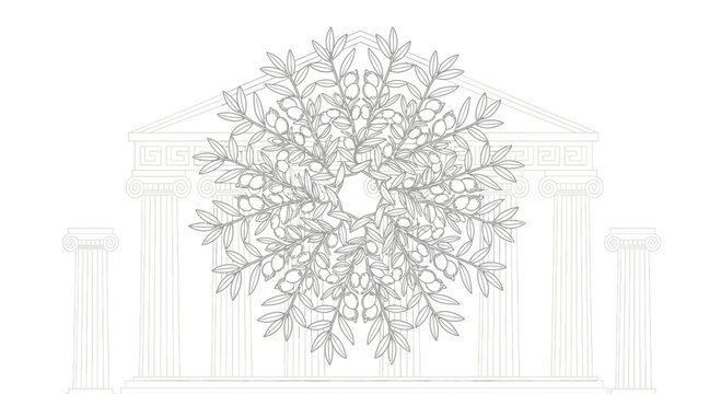 Intricate Snowflake Design Pattern Closeup.