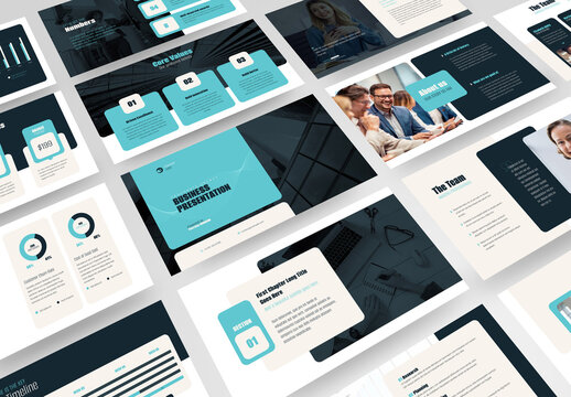 Business Presentation Slide Deck  Template