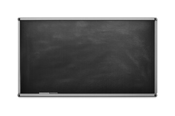Fototapeta premium blank blackboard with chalk on a transparent background PNG 