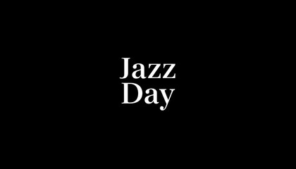 Obraz premium A vibrant celebration of music on International Jazz Day with a black background