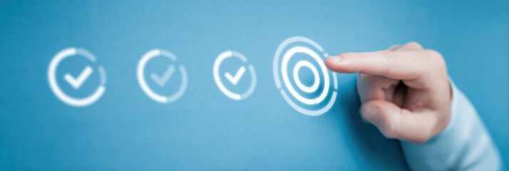 Every click provides an insight into the trend shown on the page while the metric stays focused on hitting the annual web target.