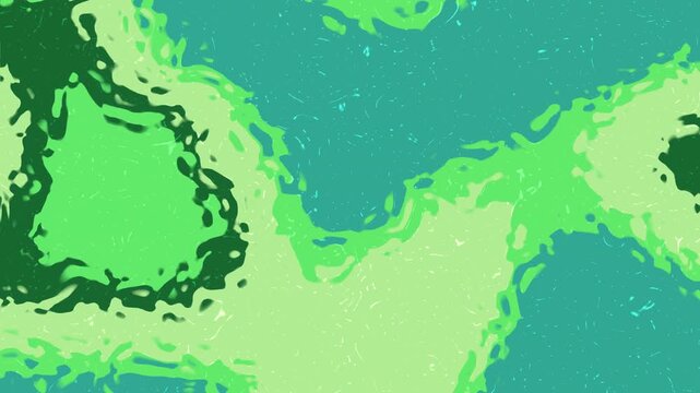 Abstract green and blue watercolorlike art for design projects, backgrounds, printables, apparel, and home decor with a blended color palette.