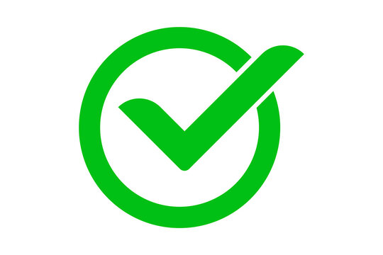 Check Mark Flat icon check box icon with correct, accept checkmark icons green tick box, check list circle frame - checkbox symbol sign.check mark icon button set. check box icon with right PNG