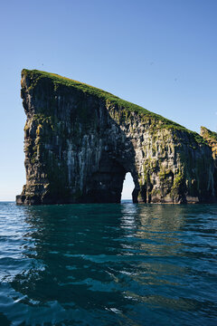 Sea Arch Rising from the Atlantic Ocean