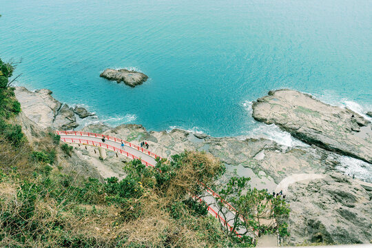 Enoshima Red Bridge Walking Path