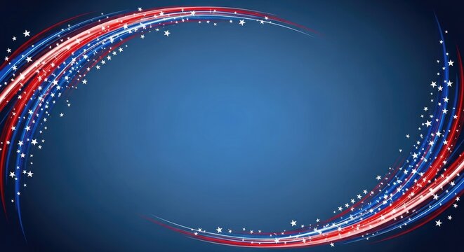 Celebrating labor day with patriotic lights and american traditions