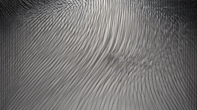 Monochromatic abstract varying straight and wavy vertical lines creating a dynamic texture