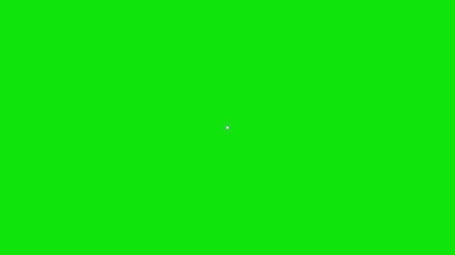 Twinkling stars glowing star light effect doodle vector style twinkle sparkle stars animation, star twinkling for festive holiday event on transparent green screen. 4k