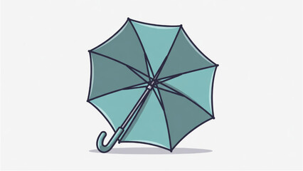 Fototapeta premium Folded Umbrella Vector