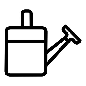 Watering can icon vector. To water illustration sign. Garden symbol or logo.