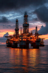 Fototapeta premium The oil pump