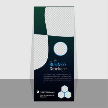 Business Conference Roll Up Banner Template
Creative Company Promotion Roll Up Banner