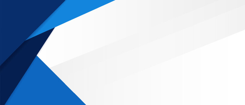 Abstract blue corporate background with geometric layered shapes and smooth paper cut style design perfect for branding, marketing graphics, and professional presentations.