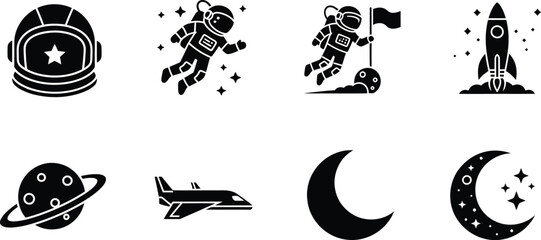 Space exploration icons © MD