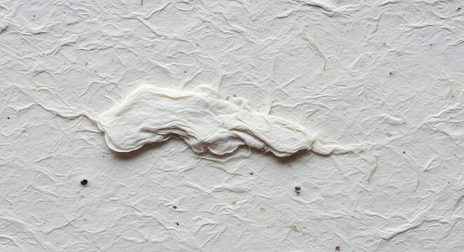 A close-up view of a small, delicate seashell lying on a sandy beach.