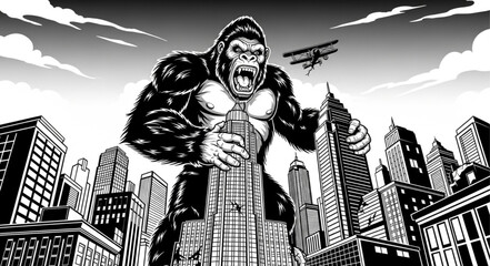 King Kongs Rampage - A Giant Gorillas City Conquest. © izas