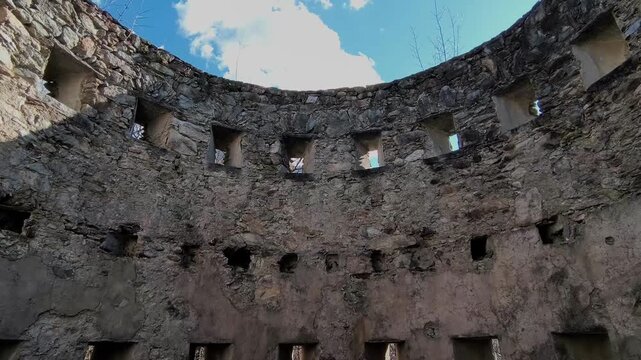 Fortini della Fame, Hunger forts historical landmarks, Camorino, Bellinzona, Canton of Ticino, Switzerland