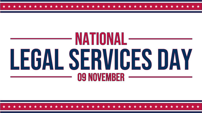 National Legal Services Day contemporary design raising awareness about legal aid services