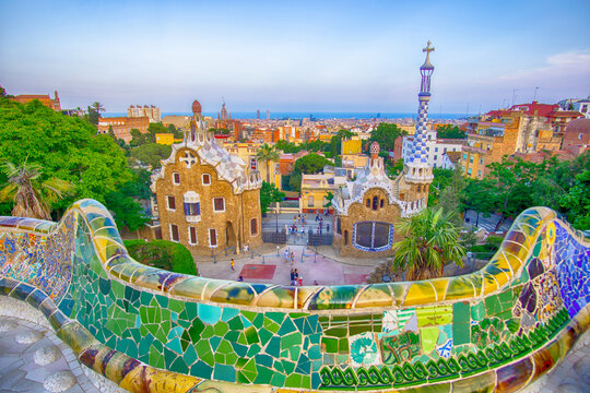 Park Guell, Barcelona, Spain