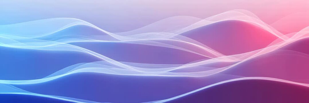 Abstract colorful flowing waves background with copy space, modern gradient banner video design for website header and landing page.