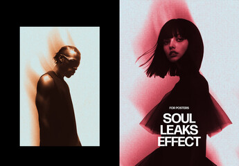Soul Leaks Poster Effect Mockup