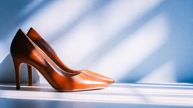 Paire d'escarpins rouges