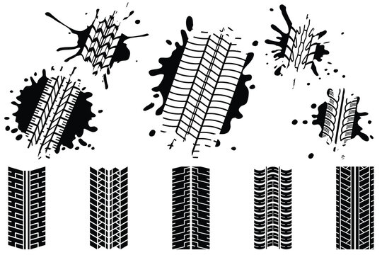 Tire track Automotive Stain Dirt Splash