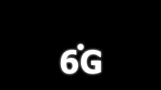 Abstract glowing neon 4G signal icon on black background wireless connectivity technology concept digital. network signal on black background for technology and communication concepts.