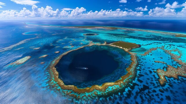 Discovering the great blue hole  an underwater diving adventure in belize s iconic sinkhole