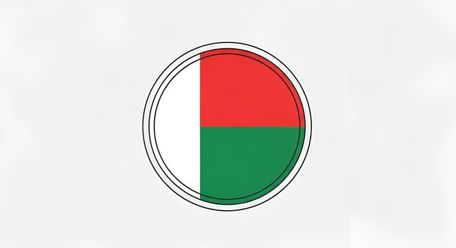 Malawi flag icon national symbol.
