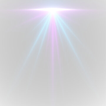 Abstract PNG with bright purple rays, neon flare effects, and sparkling light particles. Perfect for concerts and entertainment design. Ideal for digital artworks.
