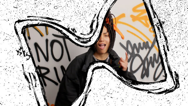 Punch Hole Transition 05 Full HD