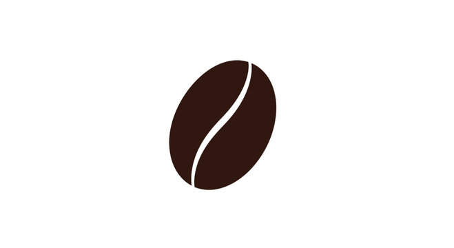 Brown coffee bean close up.