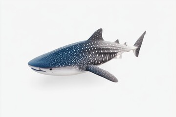 Fototapeta premium Graceful whale shark in ocean - marine life concept for educational and conservation purposes