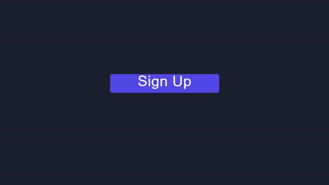 Purple Sign Up Button Graphic for Web and App Interface