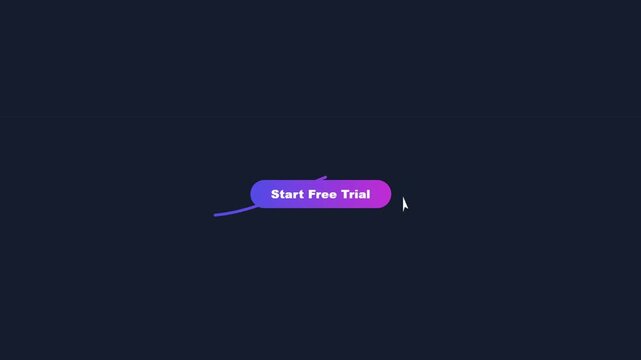 Start Free Trial Button Web UI Element