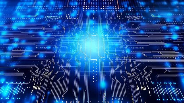 Digital technology Internet three-dimensional abstract background