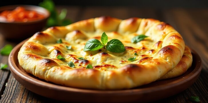 Crispy edges and soft interior traditional Indian tandoori naan bread served hot , Soft Bread, Indian Cuisine